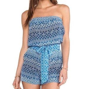 Diane Von Furstenburg silk romper size 4.